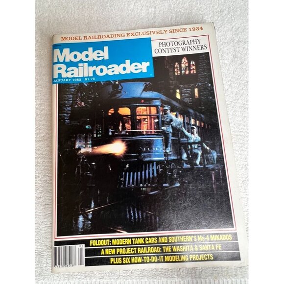 Model Railroader Magazines Lot of 3 Issues Vintage 1982 April March January - Picture 6 of 7
